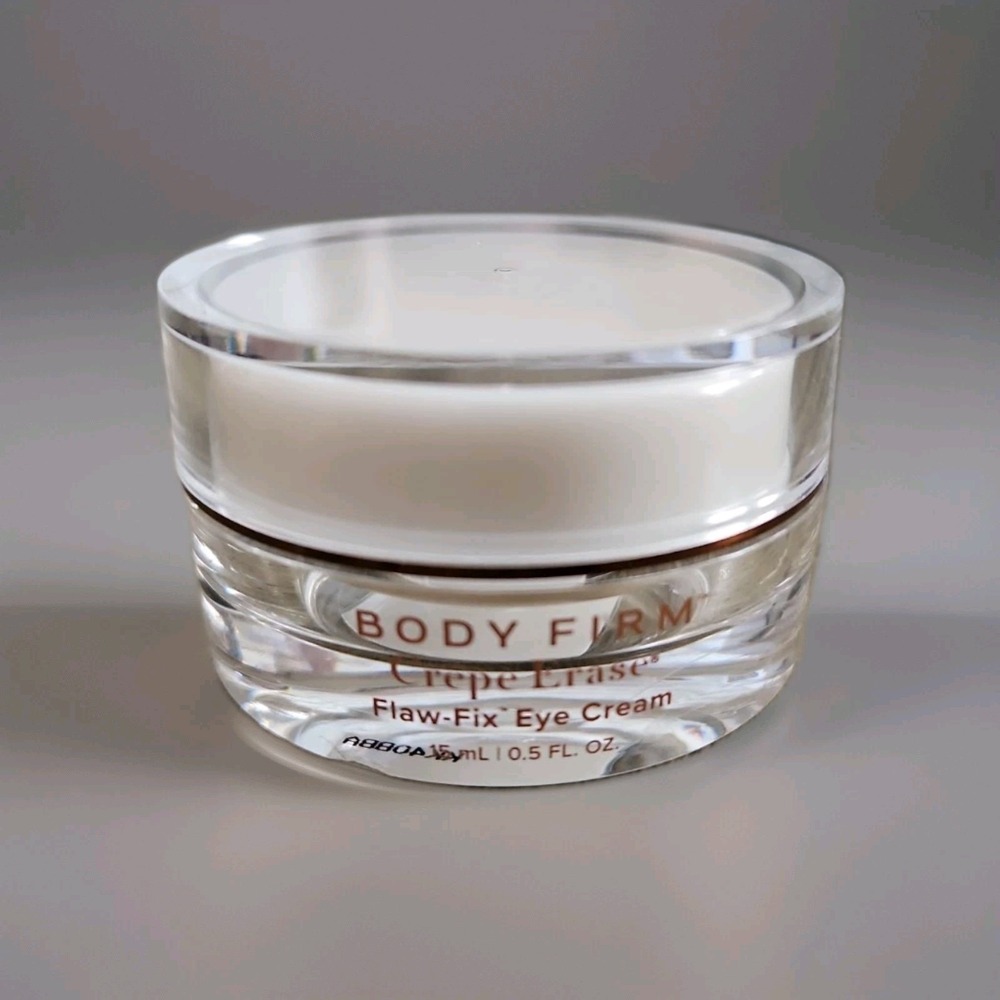 NEW BODY FIRM Crepe Erase Flaw-fix Eye Cream  .5 OZ. Not Sealed